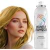 HIESGIE Spray colorante temporaneo per capelli, 150 ml, colore oro istantaneo, per adulti e bambini, lavabile e non adesivo, formula delicata, oro, Halloween, cosplay, feste in costume, feste