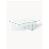 Westwing Collection Tavolino da salotto in vetro Anouk, larg. 102 cm -