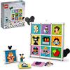 LEGO 43221 LEGO® ǀ Disney 100 Anos de Ícones das Animações da Disney; Brinquedo de Construção (1.022 Peças)