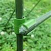 RANRAO 50 clip di collegamento per traliccio per piante, in plastica, per aste fisse da giardino, 11 mm, per gabbia di pomodori