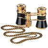 Eschenbach - Binocolo da teatro con catena, 3 x 25, colore: Nero