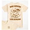 Pampling T-shirt more espresso less depresso