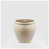 Enzo De Gasperi EDG Enzo De Gasperi Vaso Glaze Bombato H50xD50 cm Avorio