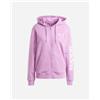 Adidas Essentials Linear W - Felpa - Donna - Viola