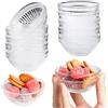 Jogoico 10 Pezzi Ciotole in Vetro Dessert Ciotole Vetro Piccole 75 ml | Mini Ciotole in Vetro per Salse, Piatto per Salsa Soia da Immersione Ingredienti da Cucina Marmellate Tapas Buffet per Buffet