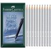 Faber-Castell Grip 2001 - Matita triangolare in grafite, HB, 2B, B, H, 2H (Confezione da 10)