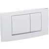 Geberit Plaque de fixation Geberit Twinline30, pour rinçage à 2 quantités, 115.899.JQ.1, 115.899.JQ.1, Colorazione: Laccato cromo opaco