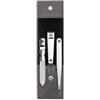 Zwilling Set manicure e pedicure da 3 pezzi con tronchesino per unghie in pelle antracite Set per manicure 1 pz.
