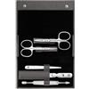 Zwilling Classic set manicure da 5 pezzi in vera pelle antracite Set per manicure 1 pz.