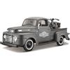 Maisto 532185 - Modellino Harley-Davidson Ford F-1 Pickup 1948 e WLA Flathead 1942, scala 1:24