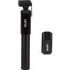 ZEFAL MT. Mini - Mini Pompa MTB - Pompetta Bici Portatile in Alluminio Adatta per Presta e Schrader- Leggera e Compatta - Nero, 208g