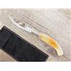 Ladymsardegna Coltello artigianale 22 cm Arburesa Scena Caccia Al Cinghiale manico montone