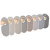 3 Sprouts - Divisori Guardaroba Neonato - Divisori per Armadio per Bambini e Bambini, Organizer per Vestiti per Bambini per Dimensione/età - Set da 8 (Beige e Grigio)
