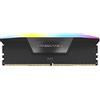 CORSAIR VENGEANCE RGB DDR5 RAM 8GB (1 x 8GB) Fino a 5200MHz CL40-40-40-77 1,25V Intel XMP 3.0 Memoria Per Computer Desktop - Nero (CMH8GX5M1B5200C40)