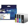 Freecolor K10405F7 Freecolor Patrone Canon PGI-2500XL BK/C/M/Y remanufactured