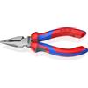 KNIPEX Pinza universale con testa a punta con manici comfort 145 mm, 08 22 145
