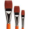 KINGART B-012 - Set di 3 pennelli per lavaggio radiante, 3 pezzi assortiti