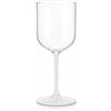 Brevetti WAF Calice Croisière FM35 42 cl in Policarbonato Gambo Bianco - Calice Resistente per Vino e Outdoor