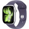 APPLE WATCH SERIES 11 GPS + CELLULAR 46MM SILVER ALUMINIUN CASE WITH PURPLE FOG SPORT BAND S/M