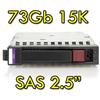 Hard Disk per Server HP SAS 2.5" 73Gb 15K Hot Swap per Proliant DL ML BL G5 G6 G7