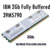 Memoria RAM per server 2GB DDR2 DIMM 667 MHZ 240 Pin PC2-5300 CL4 SDRAM Fully Buffered IBM HP Dell