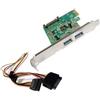 Scheda PCI Express a 2 Porte USB 3.0 HP 607782-001