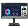 LG MONITOR 23,8 LED IPS 16:9 FHD 5MS 250 CDM, PIVOT, WEBCAM, USB-C HUB, DP/HDMI, MULTIMEDIALE