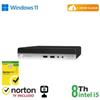 Ultra Mini PC HP Prodesk 400 G4 i5-8X00T 16GB SSD 256GB Win 11 Pro