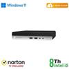 Ultra Mini PC DM HP 400 G4 i5-8X00T 8GB SSD 256GB Windows 11 Pro