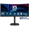 PHILIPS MONITOR CURVO 34 LED VA WQHD 21:9 4MS 300 CDM, REG ALTEZZA, DP/HDMI, MULTIMEDIALE