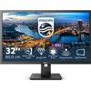 PHILIPS MONITOR 32" LED IPS 2560 x 1440 16:9, 4MS 250 CDM, DP/HDMI, PIVOT, MULTIMEDIALE