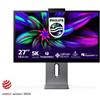 PHILIPS MONITOR 27 LED IPS 5K UHD 16:9 4MS 500 CDM, PIVOT, USB-C HUB, HDMI, MULTIMEDIALE