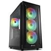 SHARKOON CASE ATX TG6M RGB 2XUSB 2.0, 2XUSB 3.0, VETRO TEMPERATO, 4X 120 ARGB, ARGB CONTROLLER