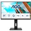 AOC MONITOR 31,5 LED VA UHD 16:9 4MS 350 CDM, PIVOT, DP/HDMI, MULTIMEDIALE