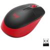 LOGITECH MOUSE WIRELESS M190 FULL-SIZE, OTTICO, USB, ROSSO