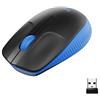 LOGITECH MOUSE WIRELESS M190 FULL-SIZE, OTTICO, USB, BLU