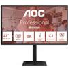 MON 27IPS QHD HDMI DP USBC USB MM AOC Q27E4CV 120HZ PIVOT REG ALTEZZA