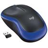 MOUSE M185 LOG CORDLESS GREY/BLU LOGITECH USB NANO RECEIVER