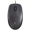 MOUSE M90 LOG GREY CON FILO USB