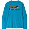 Patagonia M's L/S Cap Cool Daily Shirt - Boardshort Logo maglia tecnica manica lunga uomo