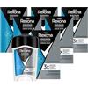 Rexona Men Maximum Protection Anti Transpirant Crema Deodorante Clean Scent con 48 ore di protezione contro sudorazione forte e odori corporei, 45 ml, 6 pezzi
