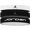 Nike Jordan Elastic Sport Wide 3 PK Fascia per capelli da donna Black/White/Black One Size