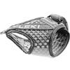 LEKI Shark Frame Strap Mesh, Grigio Antracite Scuro S-M-L
