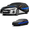 Holthly Telo Copriauto Esterno Station Wagon,Copertura Protettiva Auto 100% Impermeabile Anti UV Anti Graffi,Copriauto per Audi A6 Avant,BMW serie 5 Touring,Volvo V90,ecc.