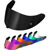 PSLER Visiera per Exo R420(NON compatibile con R520) - Visiera Colorata Accessori per Casco da Moto Ricambio(Nero Scuro)