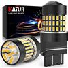 KATUR 3157 3047 3057 3156 Lampadina a LED 900 Lumen 3014 78SMD Lampadine a LED per Freno Segnale di Girata Coda Backup Luce di retromarcia, Ambra (Confezione da 2)
