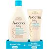 Aveeno Baby Daily Care Set Neonato con Pasta Cambio Pannolino 100 ml con Ossido di Zinco ed estratto di Avena e Bagnoschiuma neonato 400 ml per la detersione della pelle sensibile - Esclusiva Amazon