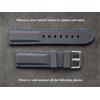 Bracciale Orologio In Silicone Nero Con Cuciture Blu 22 Mm Rallye