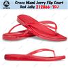 Crocs Miami Jerry Flip Court Red Jelly 212866-7DJ taglia unisex