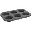 Tognana Sweet Cherry Stampo 6 muffin, Acciaio al Carbonio, rosso
